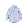 Comfortable Versatile Long Sleeve Striped Collar Single Breasted Loose Fit Shirt Men Shirts 467442-65