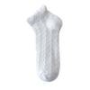 1Pairs Outdoor Women'S Lace Socks Solid Color Sweet Fried Dough Twists Low Tube Socks Japanese College Style Korean Socks