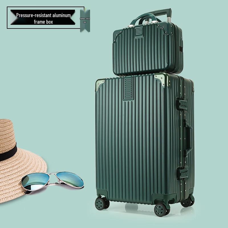 Xiao Yan Vintage Aluminum Frame Luggage 40 inches