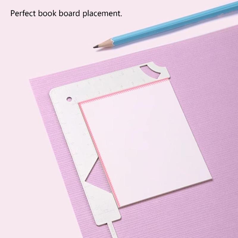 Multipurpose Book Cover Measuring Tool With Stainless Steel Construction For Crafts