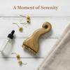 Natural Sandalwood Ram Horn Massage Comb Meridian Beads Scalp Gua Sha Tool For SPA Home Relaxation