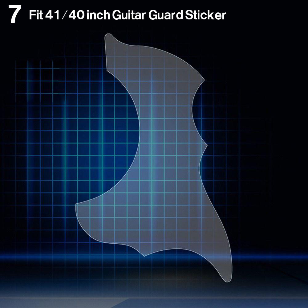 Transparent Board Sticker Soft Scratch Plate Guitar Protective Sticker Pick Guard Sticker