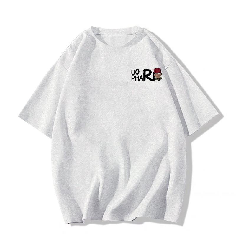 2025 Summer Women's Loose Fit Pure Cotton Oversized Short Sleeve T-shirt for Teens