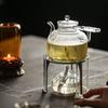 500ml Imitation Tang Dynasty Tangyu Pot Heat Resistant Glass Teapot Household Side Handle Boiling Flower and Fruit Tea Teapot