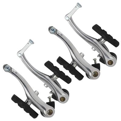 2 Stück Fahrrad V-Bremsen Set Fahrrad V-Bremsen V-Bremsen Set Vorne Hinten V-Bremsen Fahrrad V-Bremsen Fahrradbremse V-Typ Fahrradbremsen Set Aluminiumlegierung Verschleiß