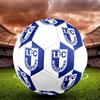 Pallone da Calcio 1.FC Magdeburg Taglia 5, Cucito a Macchina in PVC, Resistente e ad Alto Rimbalzo, Adatto a Tutte le Età, Merchandising per tifosi, Partite e Uso all'Aperto.