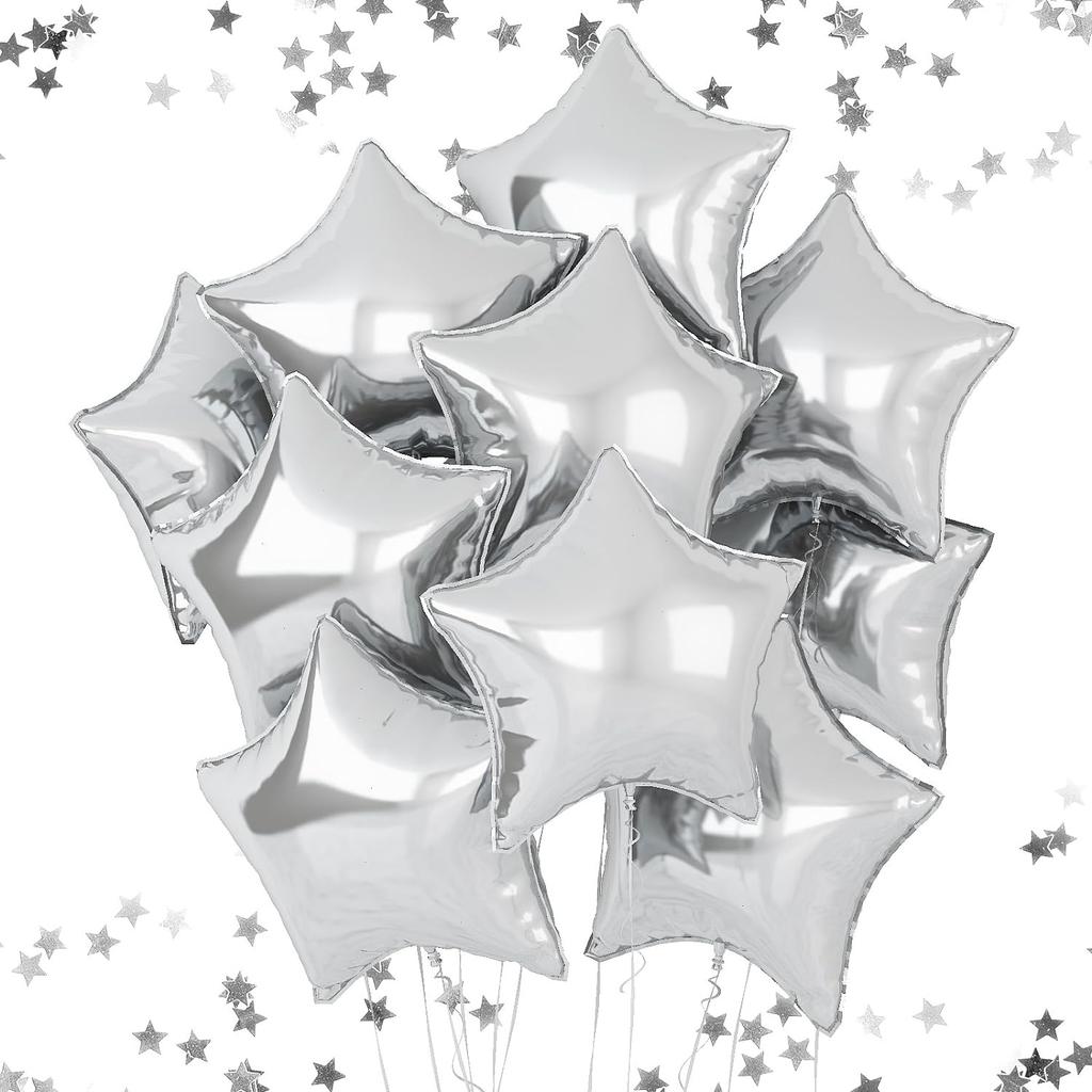 Star Theme Five-Pointed Star Aluminum Film Balloon Set Birthday Party Interior Decoration Festival Event Arrangement
