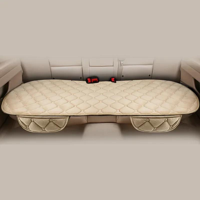 Universal Warm Plush Car Seat Covers Autumn Winter Cushion Protector for Sedan Hatchback SUV - Soft Comfortable Seat Mats