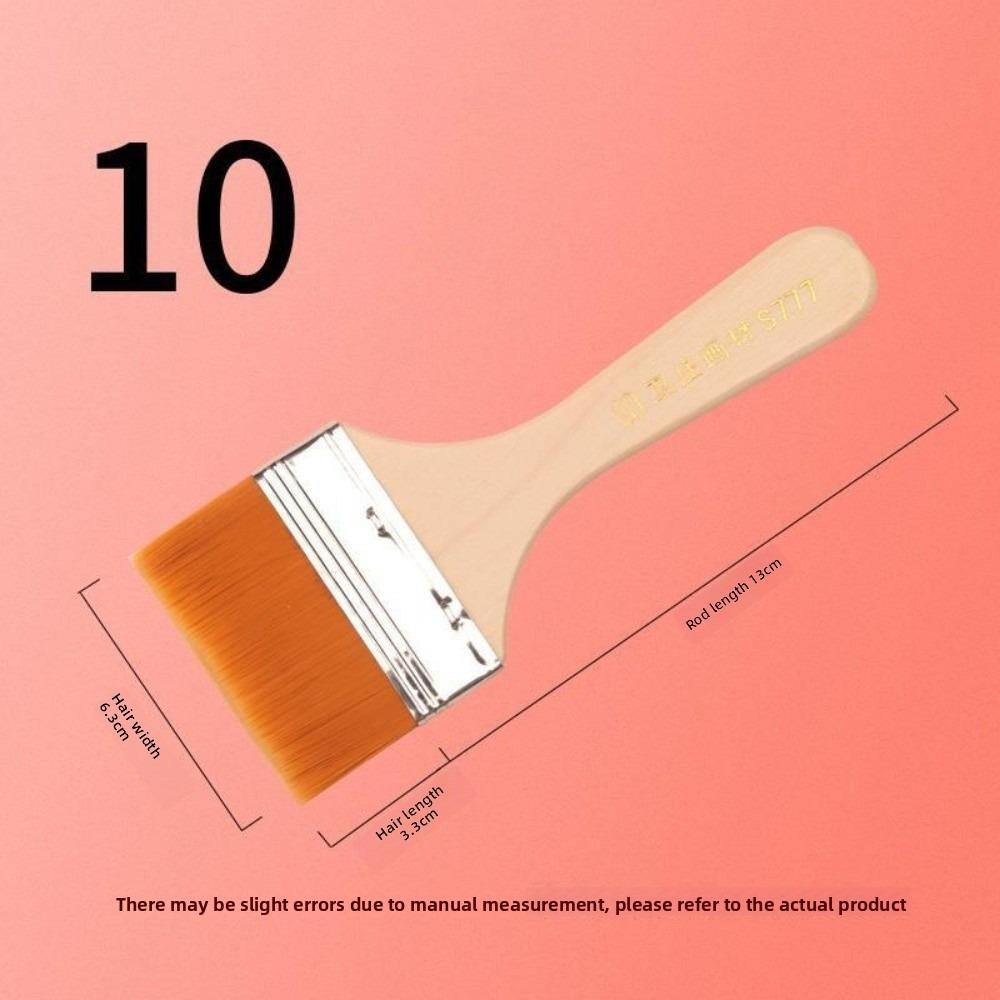 Wood Handles Hair Painting Brush Practical Nylon Clean Brush New BBQ Brush  Art Supplies