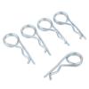 DRELD 20/10/5/2/1pcs Steel Double Ring Cotter Pins Double Coil R Clip Retaining Cotter Hair Pins for Trailer Stroller Cargo Boat