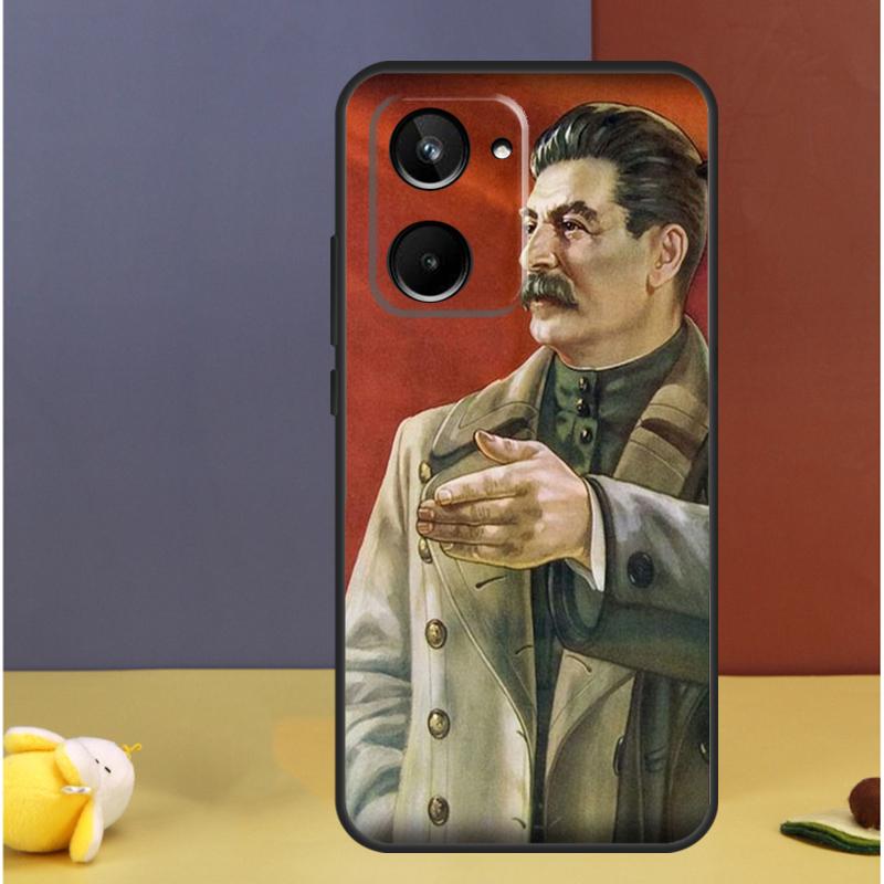Russian Commander Stalin For Realme C71 C75 C55 C53 C67 C61 C33 C63 C51 C65 15 GT7 Pro 10 11 12 13 14 Pro Plus Case
