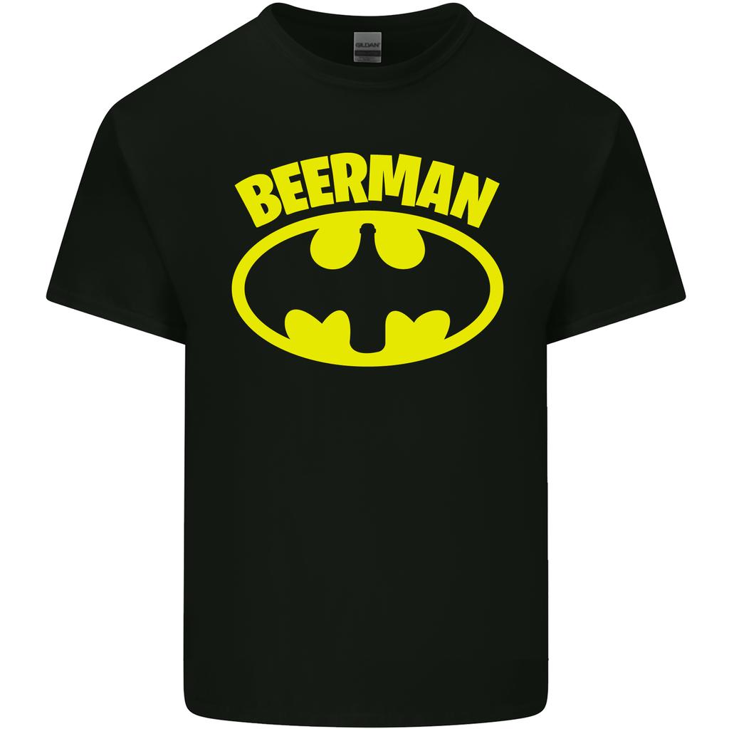 T-shirt da uomo in cotone leggero, divertente, con birra, per la Festa del Papà