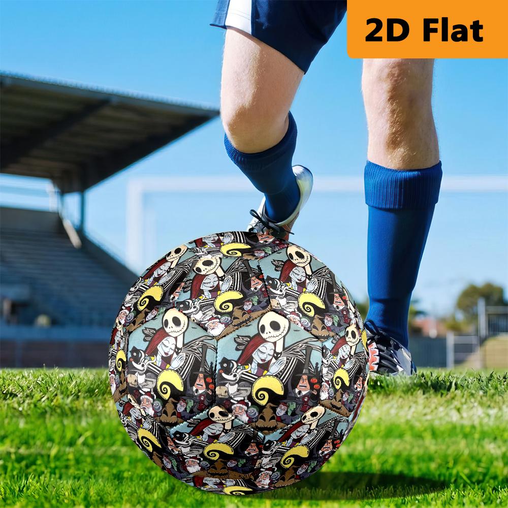 Nightmare Before Christmas Character Print Football Suitable For Both Training And Competition Wearresistant And Slipresistant