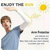 1/3 Pair Long Protect Arm Cover UV Protection Protector Cover Ice Silk Summer Sunscreen Outdoor Sports Arm Sleeves for Men Women