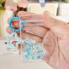 DIY Materials for Making a Punched Pvc Mini Zipper Bag Keychain