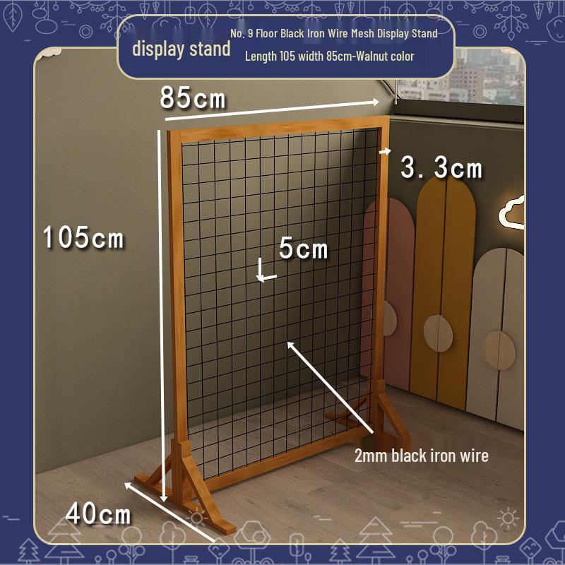 Handmade Display Shelf: Grid Photo Frame & Plant Rack for Kindergarten & Crafts