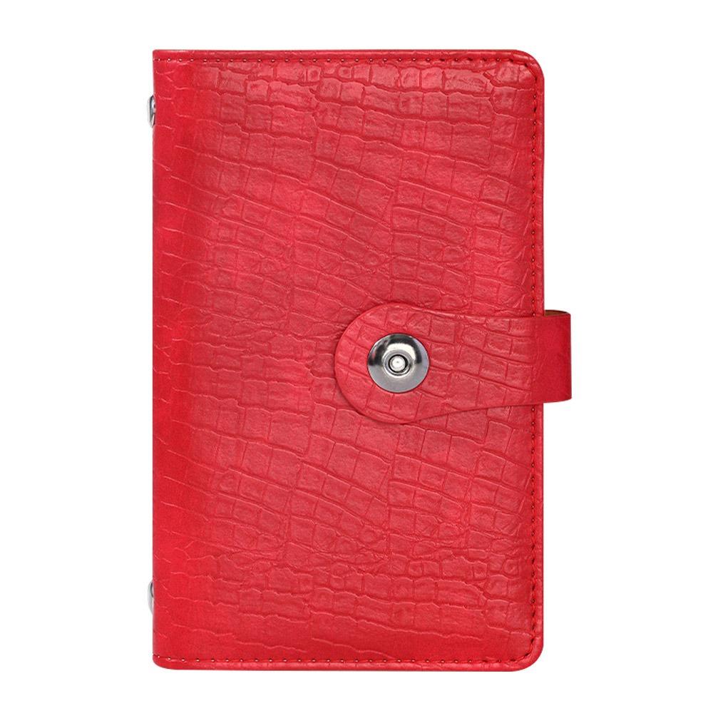 

Депозитна книжка з малюнком крокодила. Економте гроші. Міні-швидкозшивка. Любителі заощаджень. червоний