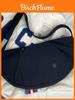 Canvas Dumpling Bag For Women With Zipper Closure And Phone Pocket For Daily Casual Use