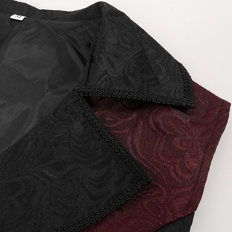 Men Casual Vest Halloween Jacket Costume Sleeveless Lapel Gentleman Party