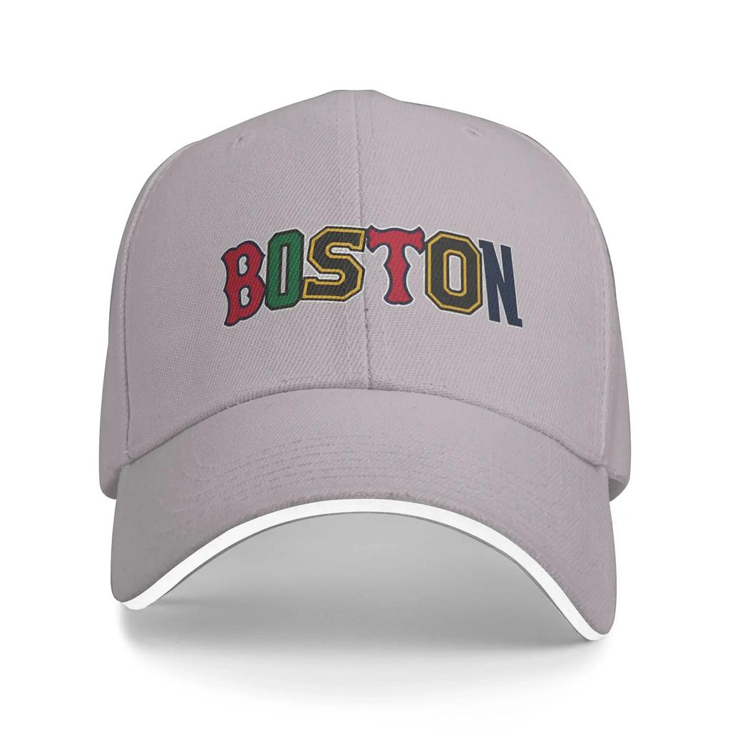 Kreslená Barevná Boston Slunce Baseballová Čepice Letní Design Potisk Trucker Čepice Pro Muže Dospělé Kpop Rock Snapback Čepice