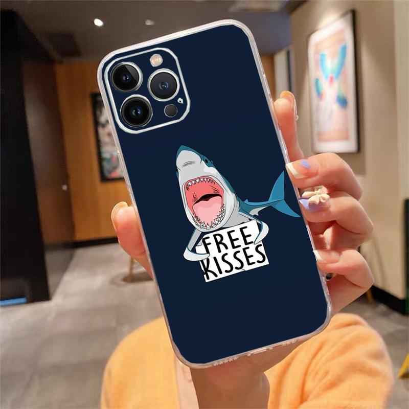 Phone Case For iphone 17 Air 17 Pro Max 16 15 14 13 Pro Max 15 16 Pro 15Plus Ocean Whale Shark