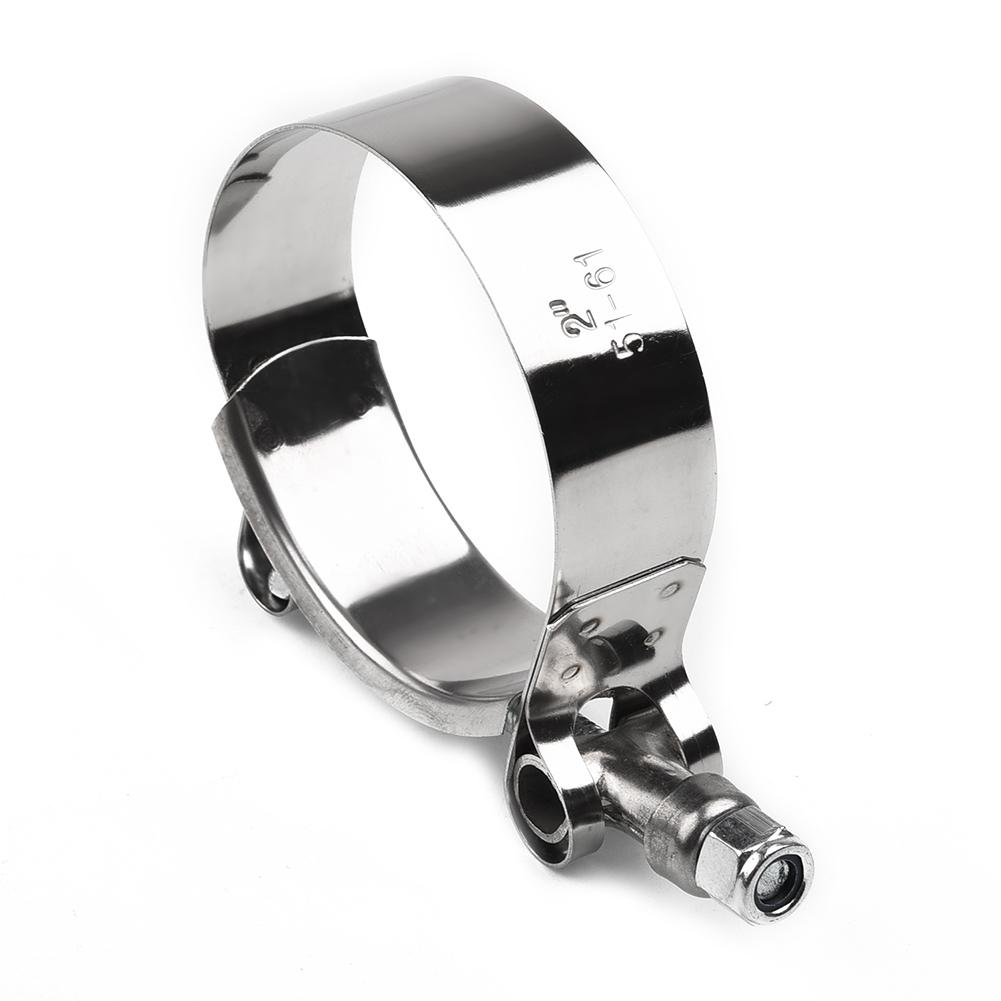 Teile Auspuffrohr Clamp Motorrad Hinten 2In 51mm Band Edelstahl
