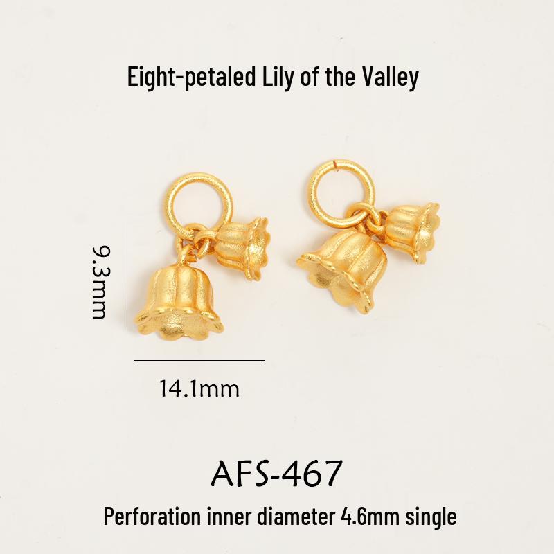 Vergoldetes antikes Schmuckset: Halskette, Armbänder & Perlenanhänger - Nicht verblassendes DIY-Zubehör