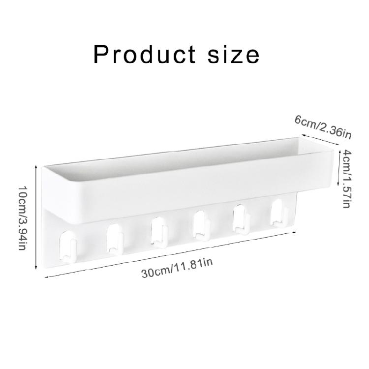 Practical Hanging Storage Solution Durable Storage Organizers Hanging Shelf for Bathroom Kitchen Office Use