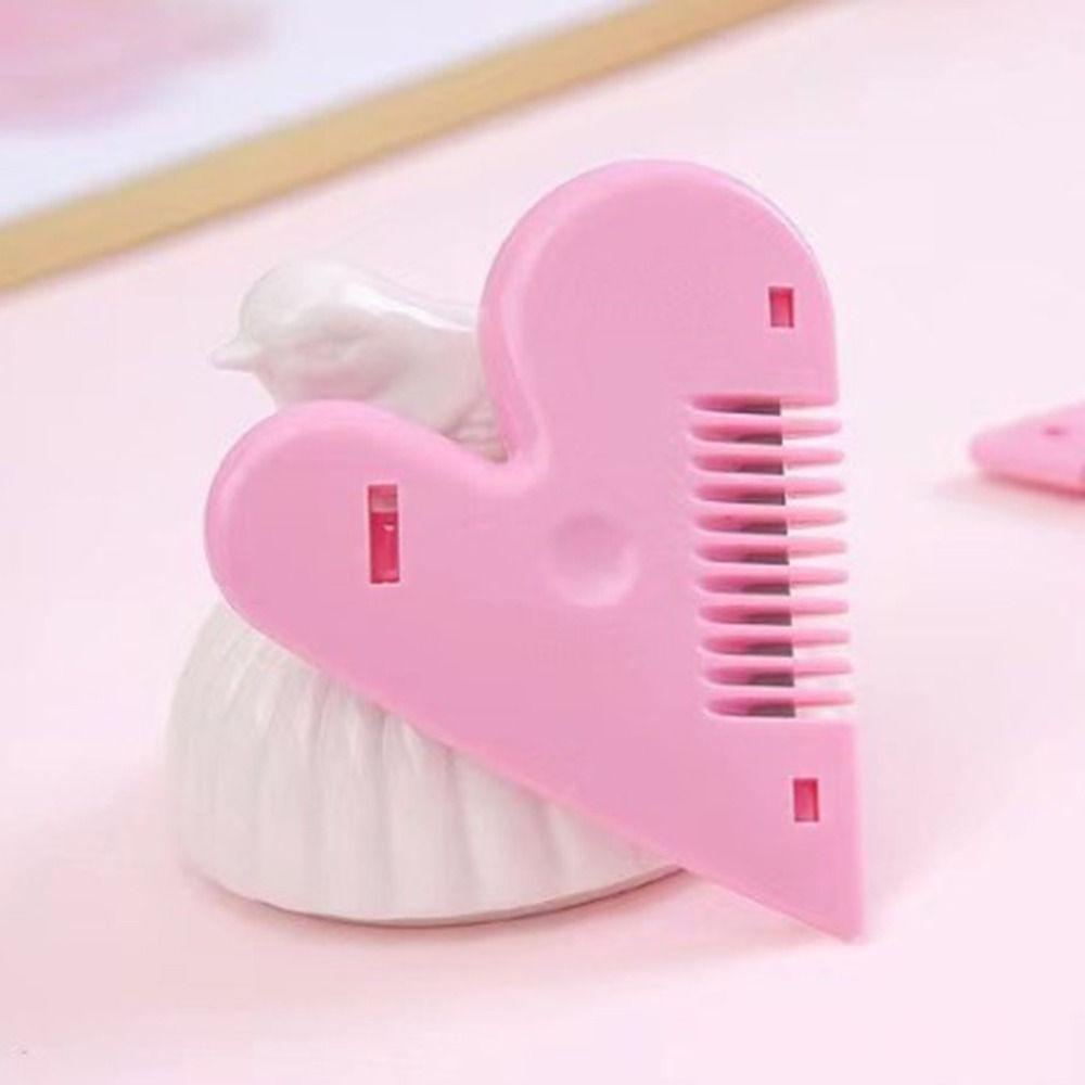 Durable Children Bangs Trimmer Peach Heart Hair Cutting Comb Cute Double Sided Hair Clipper Boys