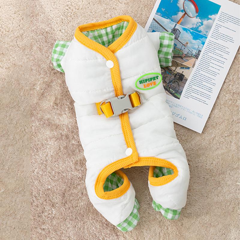 

Кошачья одежда можно проследить осенью и зимой, четырехлапая хлопковая одежда, собаки малых и средних размеров, щенки, собаки, домашние животные, теплая и утолщенная M (recommended 5-4 kg)