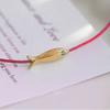 Schulbeginn Roter Faden Handseil Glücksbringer Kleiner Fisch Mutter-Kind Handgewebte Farbige Armbänder für Mama Tochter