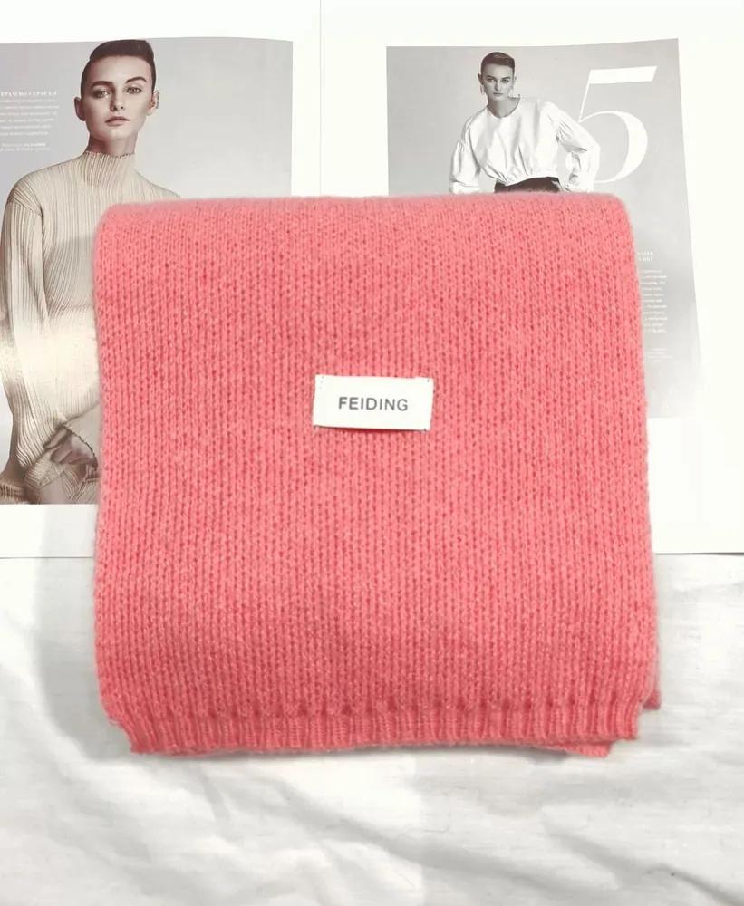 

160*22cm Color Warm Scarf One Size рожевий