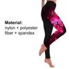 Leggings da donna a vita alta multicolore con stampa farfalla, sollevamento fianchi, elasticizzati, skinny, pantaloni per lo sport