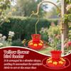 Hanging Bird Feeders Drinker Floral Shape Feeding Ports Bird Feeder Tool Ant and Bee Proof Bird Feeders for Home Garden