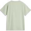 Li Ning Sports Lifestyle Series Printed Casual Comfortable Round Neck Short Sleeve T-Shirt Women T-Shirts Desert-Green AHSU504-2