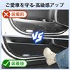 Cartist Door Kick Door Trim Door Protectors for the Alphard 30 Series and Vellfire 30 Series and Late Specific Door PU Leather Door Trim and Kick