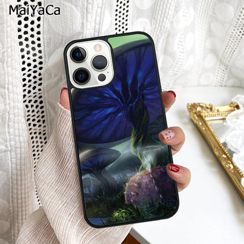 

Чехол для телефона «Грибной лес» для iPhone 17 Air 16 16e 15 plus 11 12 13 14 pro max корпус coque iPhone 11pro max