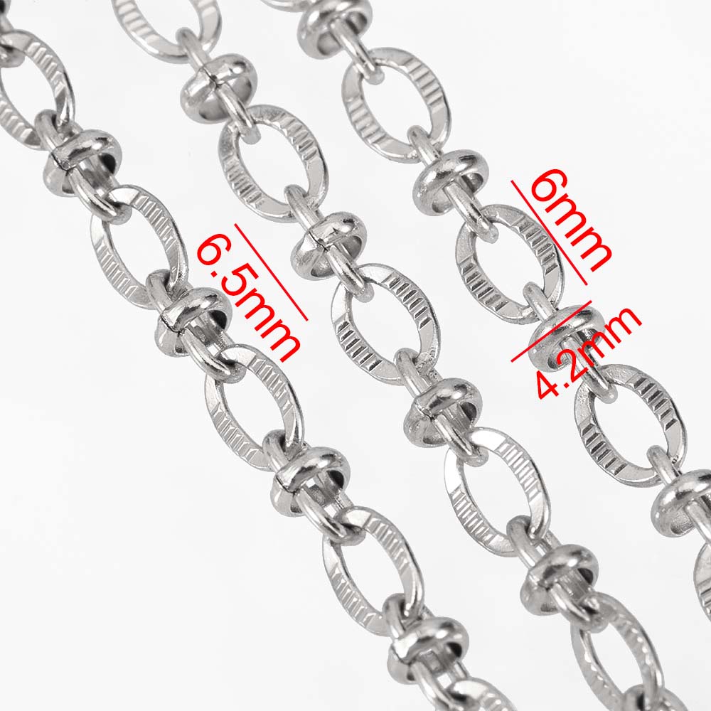 

No Fade 1Meters Radial Line Sun Shape Embossed Chain Stainless Steel Sunflower Chain Jewelry Making DIY Necklace Bracelet Supply 1meter