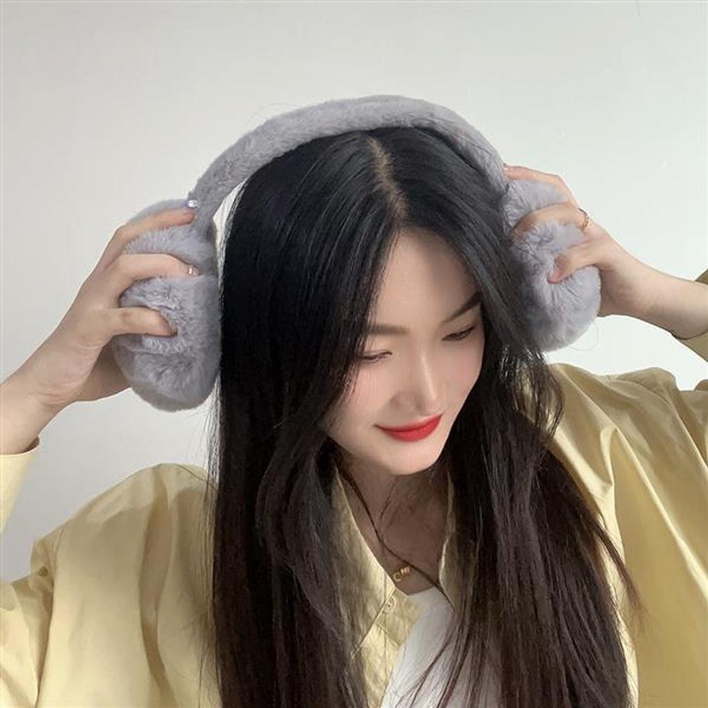 Macaron Winter Earmuffs (Gray)