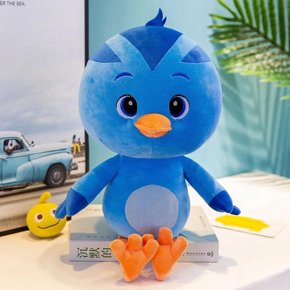 

28CM Super Cute Chick Four Colors Child Friend Birthday Holiday Gift Plush Toy Fun Doll Decorative Ornaments Soft Fill The Best 28CM синий