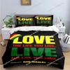 New Singer R-Reggae Bob Marley Pattern Bedding Sets Bed Supplies Set Duvet Cover Comforter Set Bedding Set Luxury Birthday Gift7
