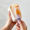4pcs Silicone Popsicle Molds, Homemade Popsicle Mold Set, BPA Free Ice Cream Maker, 4pcs Reusable