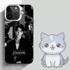 Kpop J-JungkookS Phone Case For iPhone 16,15,14,13,12,11,Mini,Pro,SE,MAX White Matte Shockproof Cover