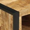  Coffee Table, 90x50x36 Cm, Rough Solid Mango Wood