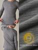 LAPASA Merino Wool Warm Underwear Lightweight Top and Bottom Size Men's (Heather Gray, Set, XL)