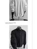 Men's Half-High Collar Hoodie: Autumn/Winter American Style, Heavyweight, Trendy Long Sleeve Top