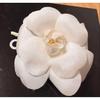 Used Final Price Reduction CHANEL Camellia Corsage Brooch White