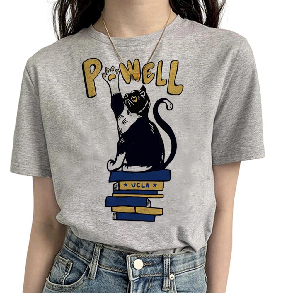 Funny Cat T Shirt Women Comic Tee Girl Funny Clothing
