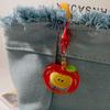 Cute Fruit Keychain Cartoon Fruits Pendant Portable Bag Hanging Ornament Car Key Holder For Couple Daily Decor Gift