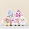 Into Turn Baby Rabbit Plush Keychain Toy Cartoon Doll Backpack Pendant Gifts